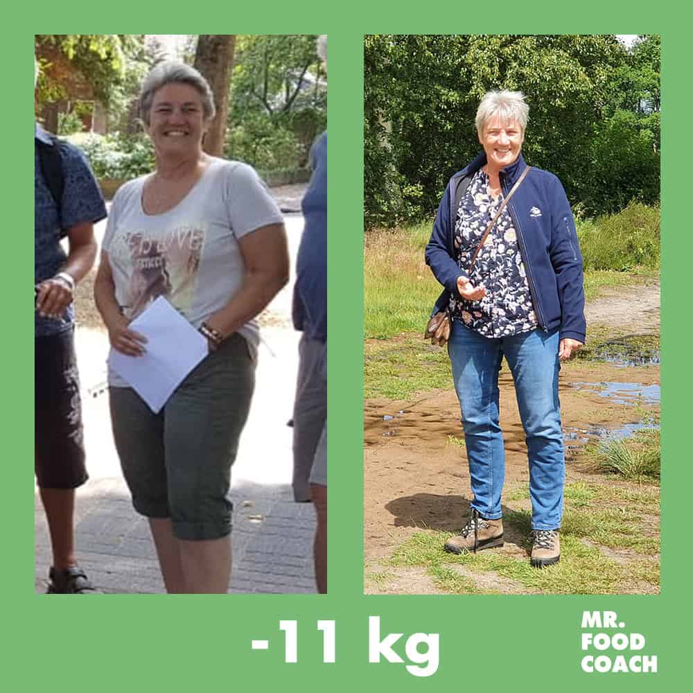 Mijn moeder verloor 11 kilo